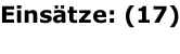 Einsätze: (17)